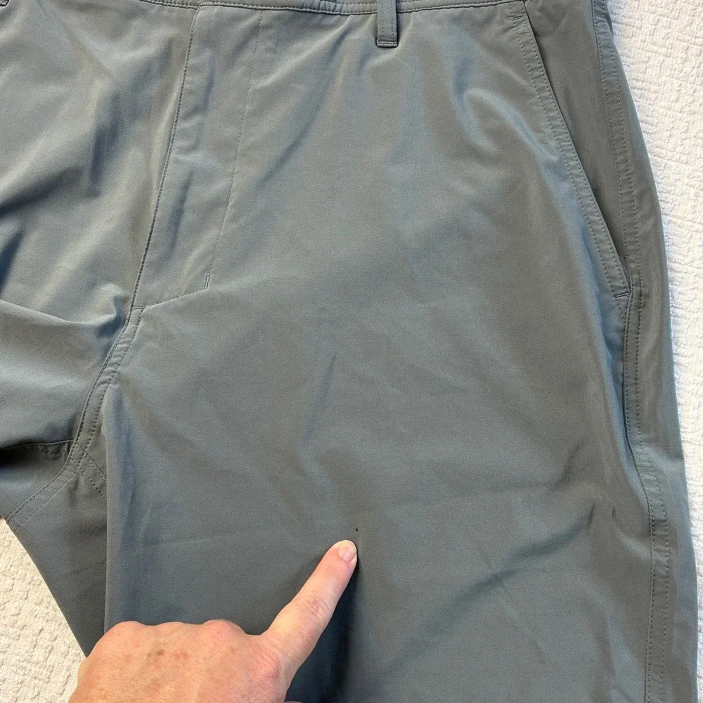 FootJoy Mens Performance Golf Shorts Gray W38 Stretch Flat Front Activewear